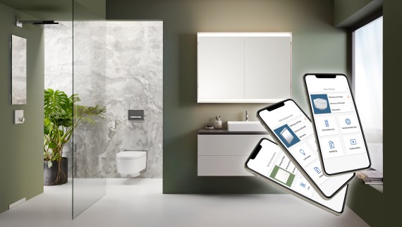 Geberit Home for praktisk betjening av Geberit baderomsprodukter Geberit Home for praktisk betjening av Geberit baderomsprodukter