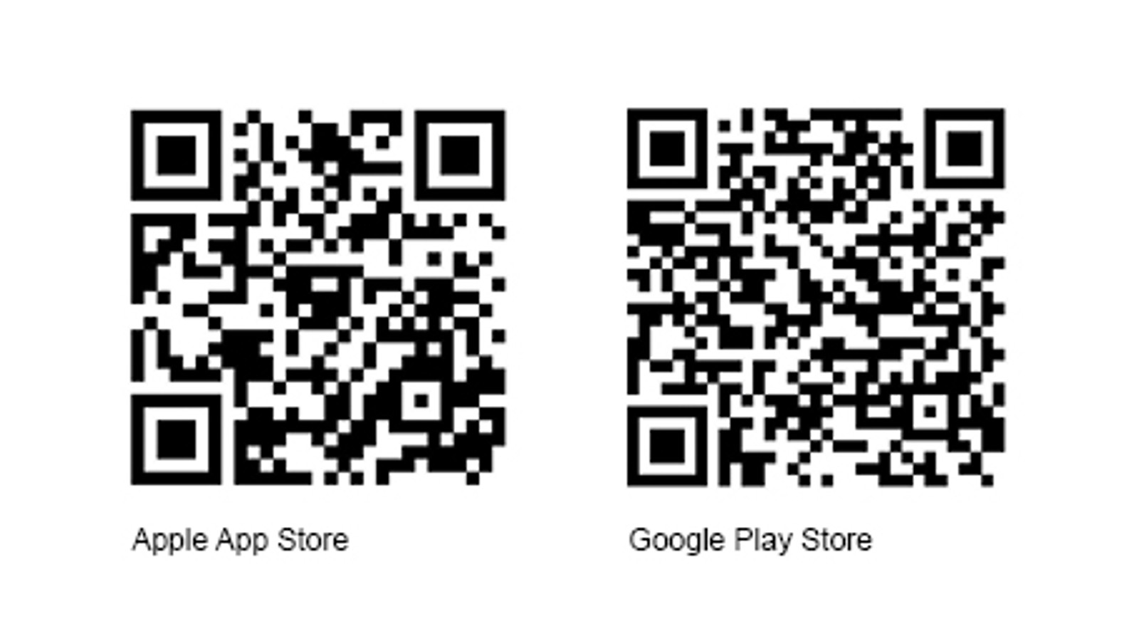 iOS og Android QR koder