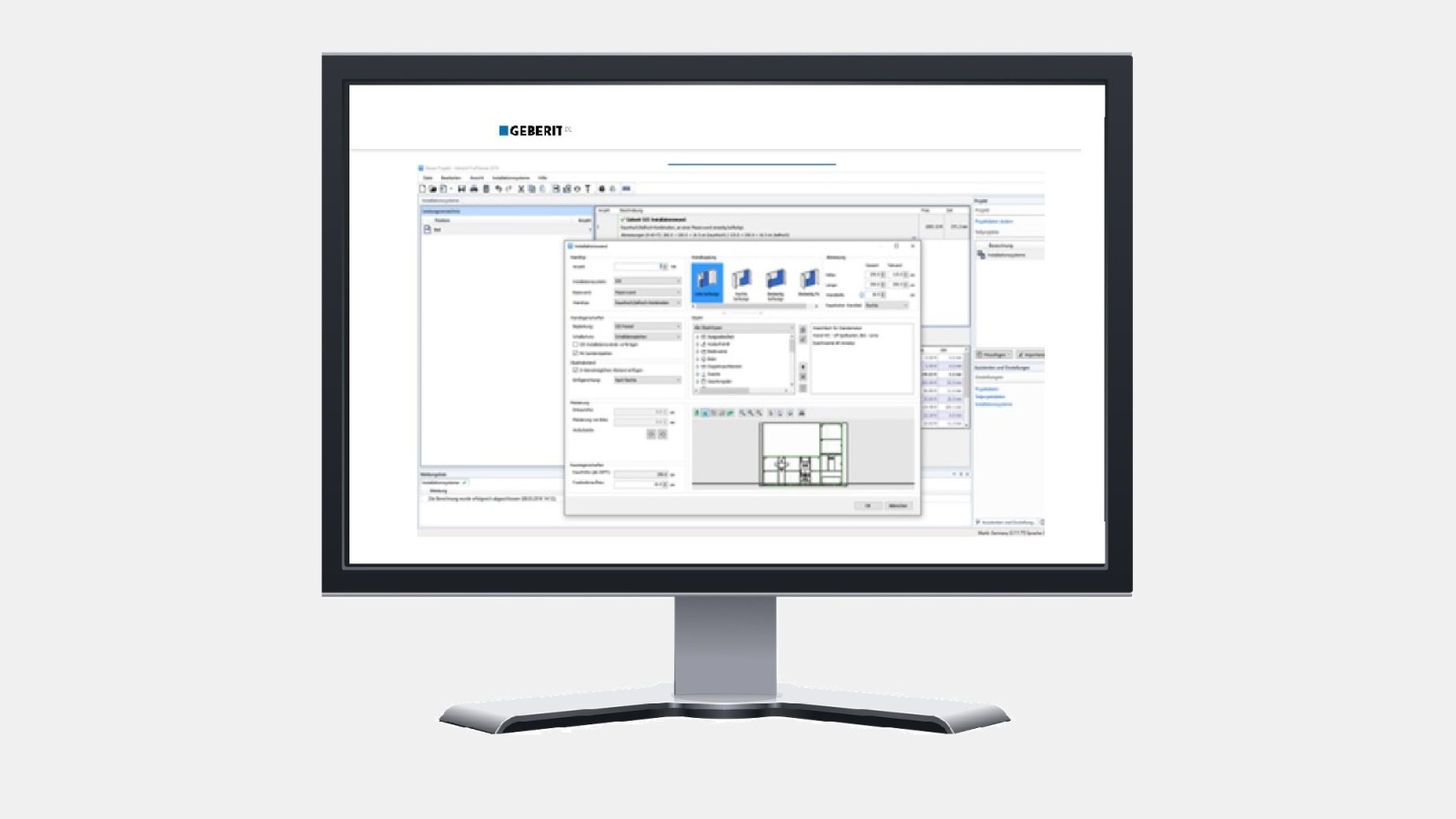 Geberit tilbyr et bredt utvalg av digitale planleggingsverktøy for profesjonelle, som Geberit ProPlanner Geberit tilbyr et bredt utvalg av digitale planleggingsverktøy for profesjonelle, som Geberit ProPlanner