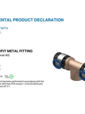 EPD — Geberit FlowFit Metal Fitting EPD — Geberit FlowFit Metal Fitting