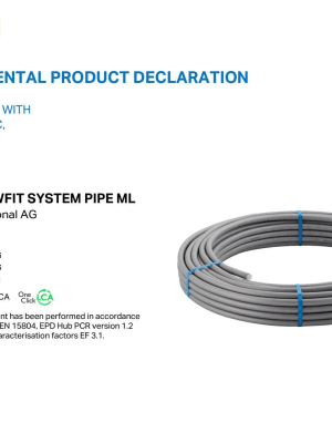 EPD — Geberit FlowFit System pipe ML EPD — Geberit FlowFit System pipe ML