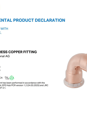EPD — Geberit Mapress Copper Fitting EPD — Geberit Mapress Copper Fitting