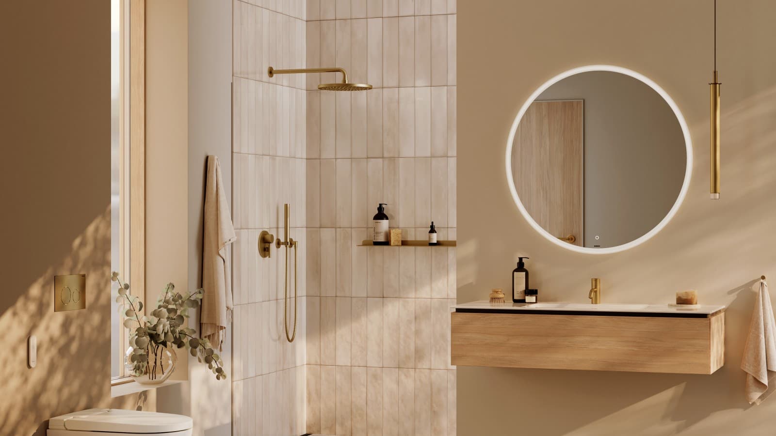 Geberit-baderom er utformet i tråd med de nyeste trendene og et moderne uttrykk. Geberit-baderom er utformet i tråd med de nyeste trendene og et moderne uttrykk.