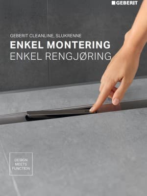 Geberit CleanLine slukrenne brosjyre med priser 2026 Geberit CleanLine slukrenne brosjyre med priser 2026