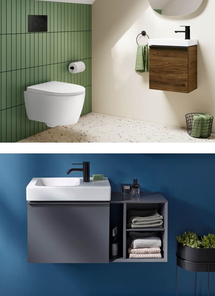 Løsninger for baderomsmøbler til små bad Løsninger for baderomsmøbler til små bad