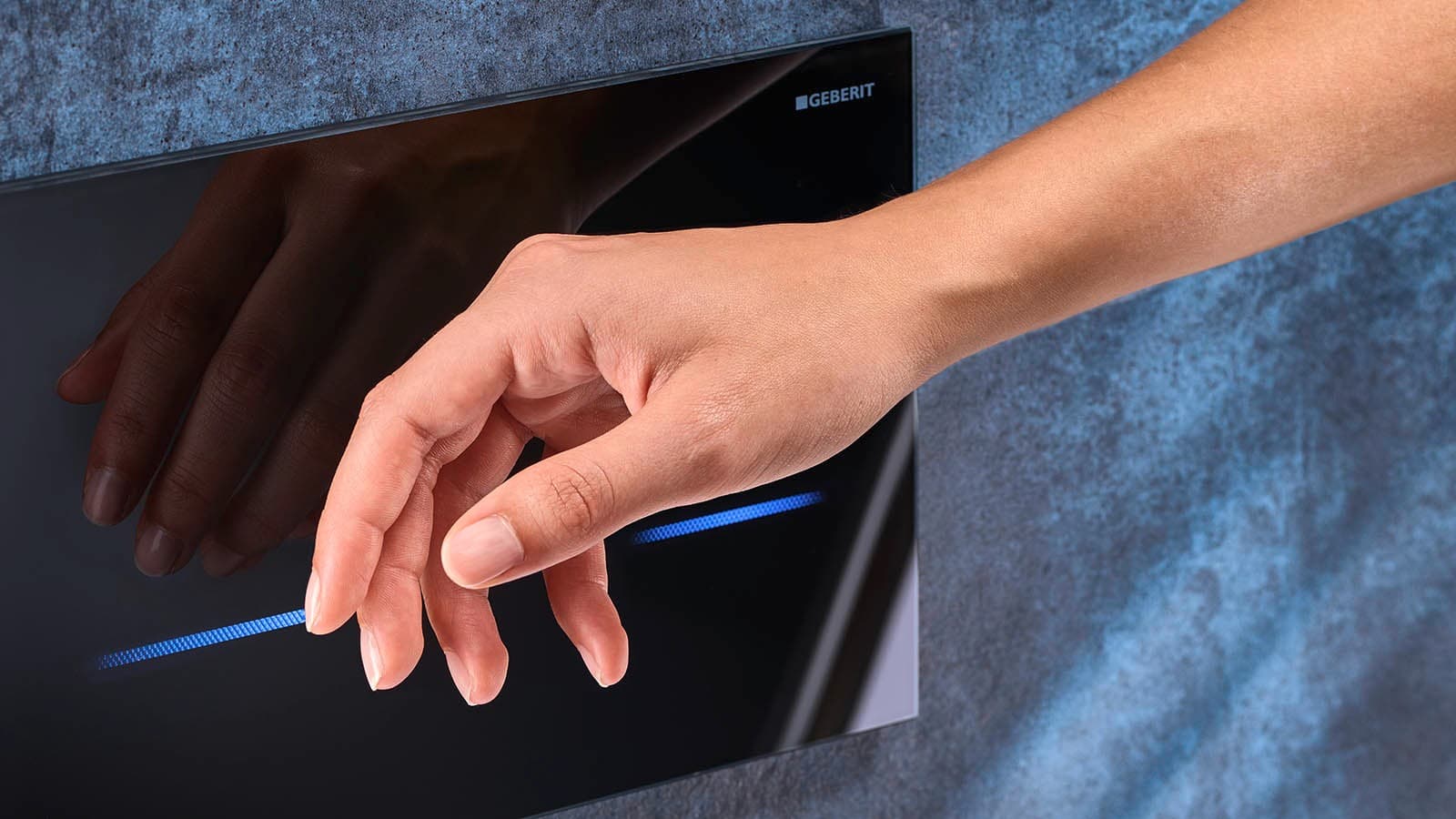 Geberit Sigma80 berøringsfri betjeningsplate Geberit Sigma80 berøringsfri betjeningsplate