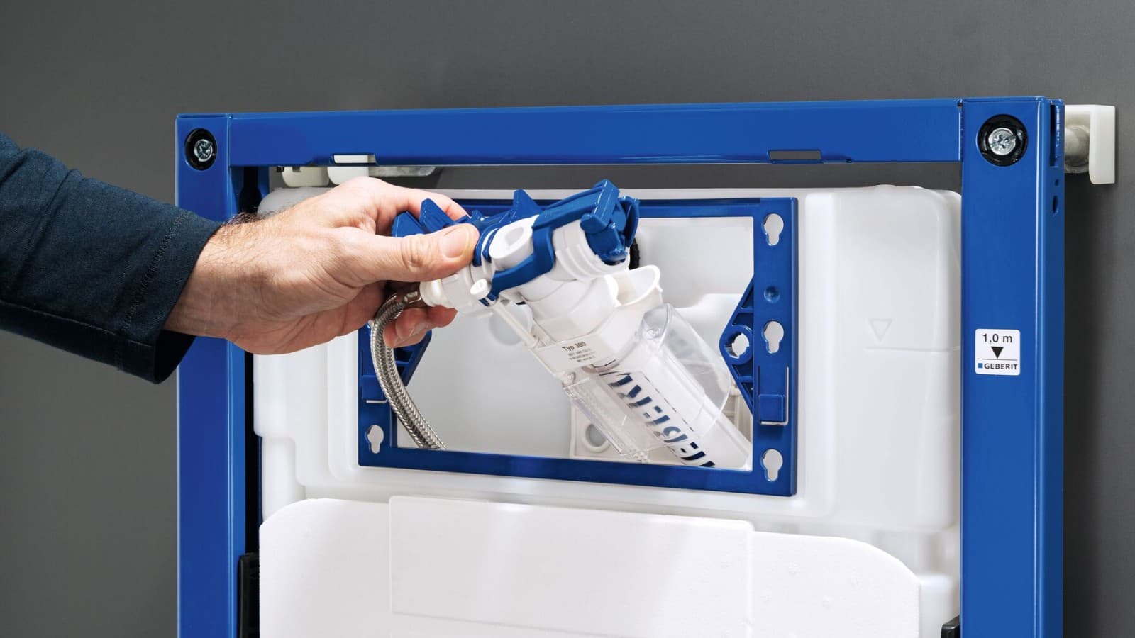 Installasjon av Type 212 skylleventil Installasjon av Type 212 skylleventil