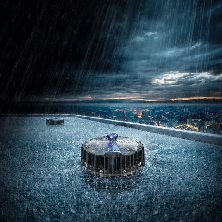 Avansert takavvanningsystem med Geberit Pluvia Avansert takavvanningsystem med Geberit Pluvia