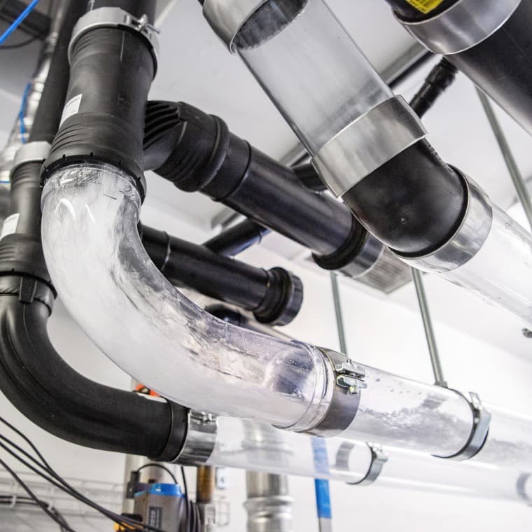 Geberit avløpstårn i Jona, Sveits Geberit avløpstårn i Jona, Sveits