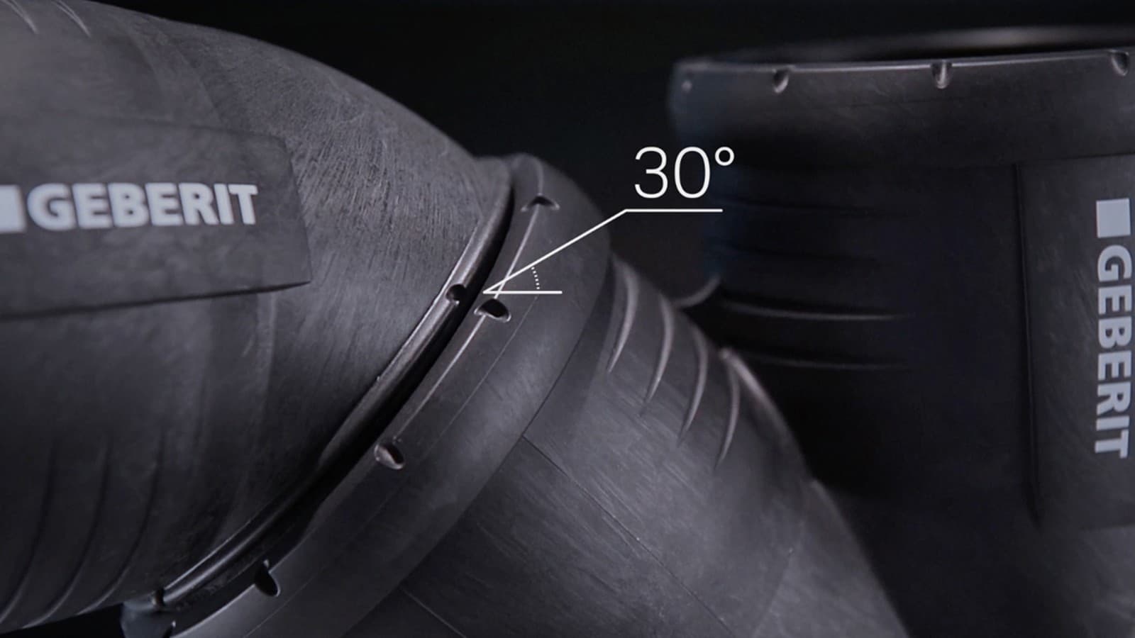 Presis montering på sekunder: 30-graders merkingen gir rask og korrekt plassering. Presis montering på sekunder: 30-graders merkingen gir rask og korrekt plassering.