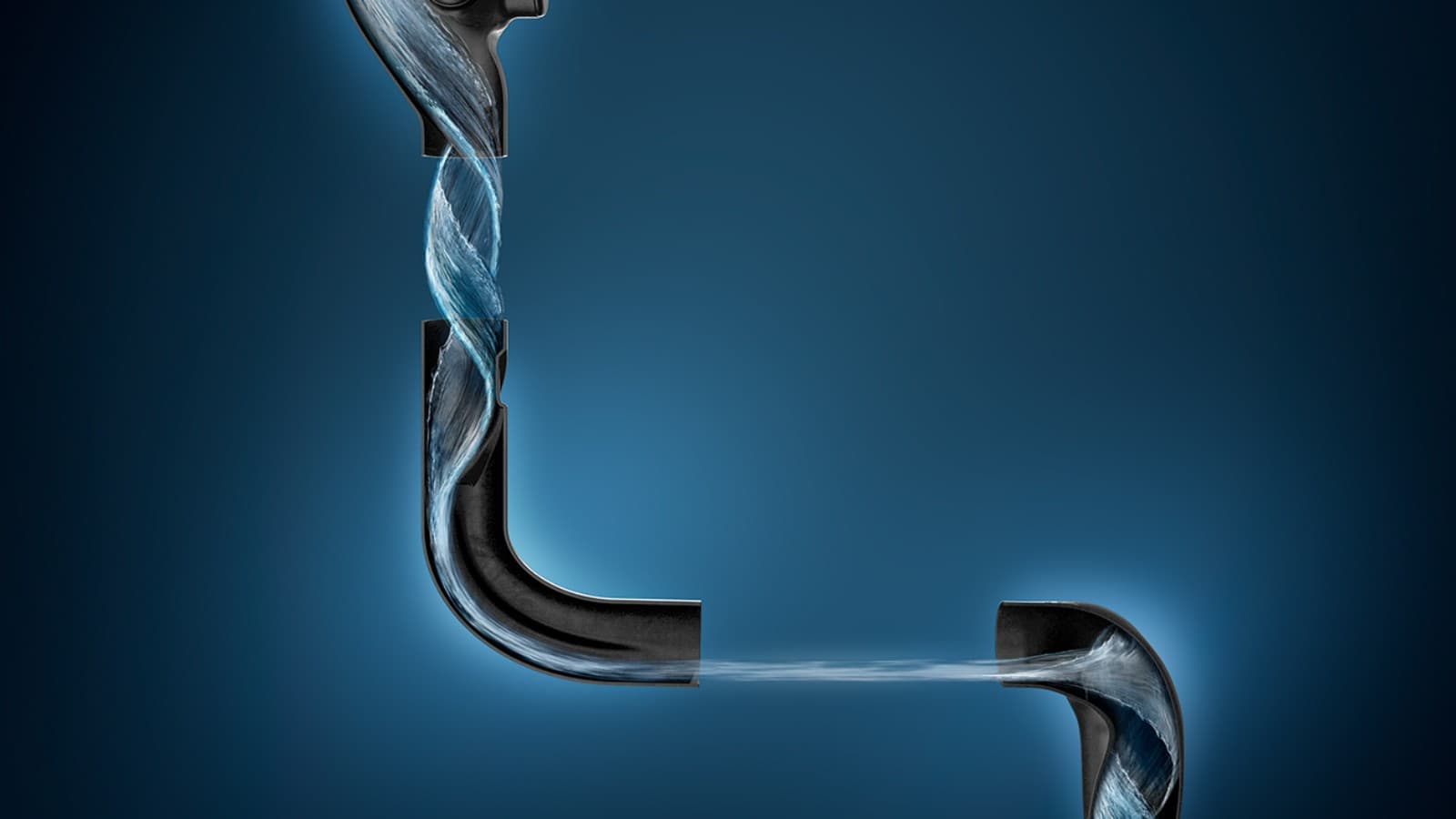 Geberit SuperTube plassbesparende avløpssystem Geberit SuperTube plassbesparende avløpssystem