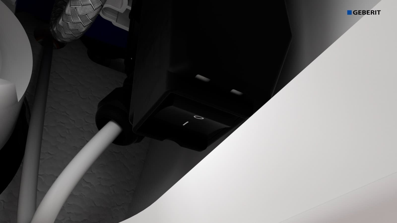 Geberit AquaClean Alba bryter Geberit AquaClean Alba bryter