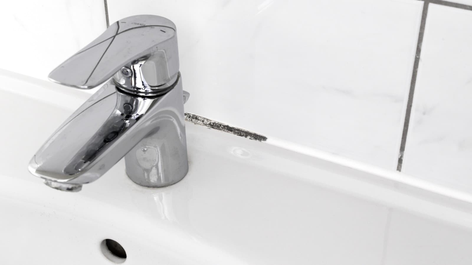 Mugg i fugene på badet Mugg i fugene på badet