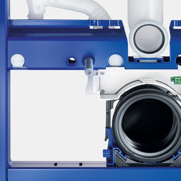 Enkelt justerbar avløpsfeste Enkelt justerbar avløpsfeste