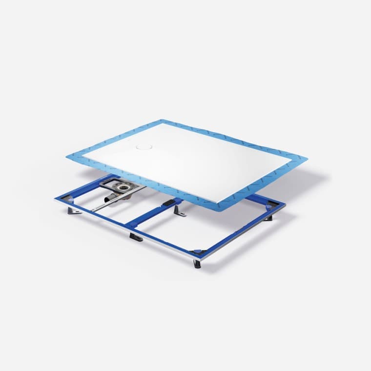 Geberit Duofix for dusj og Geberit CleanFloor30 med fabrikkmontert membran Geberit Duofix for dusj og Geberit CleanFloor30 med fabrikkmontert membran