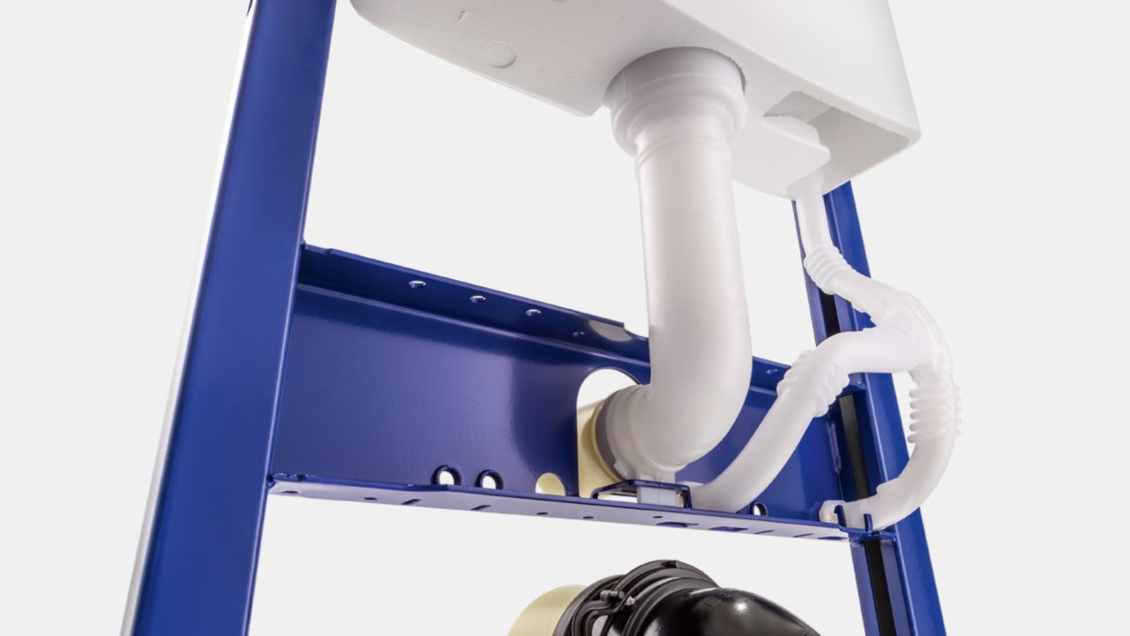 Innbyggingssisterne fra Geberit med ytterrør for vanntilkopling Innbyggingssisterne fra Geberit med ytterrør for vanntilkopling