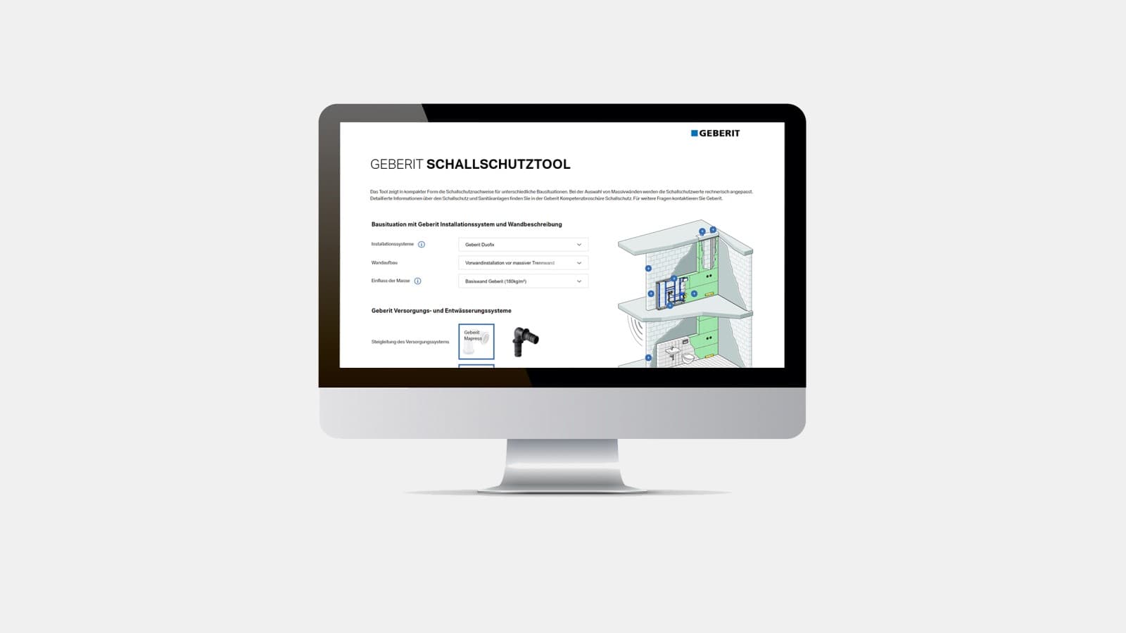 Verktøy for lydisoleringskompetanse fra Geberit Verktøy for lydisoleringskompetanse fra Geberit