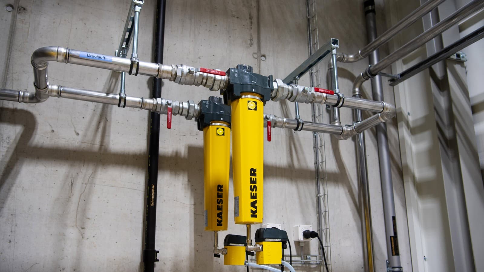 Trykkluftfiltersystem med Geberit Mapress Trykkluftfiltersystem med Geberit Mapress