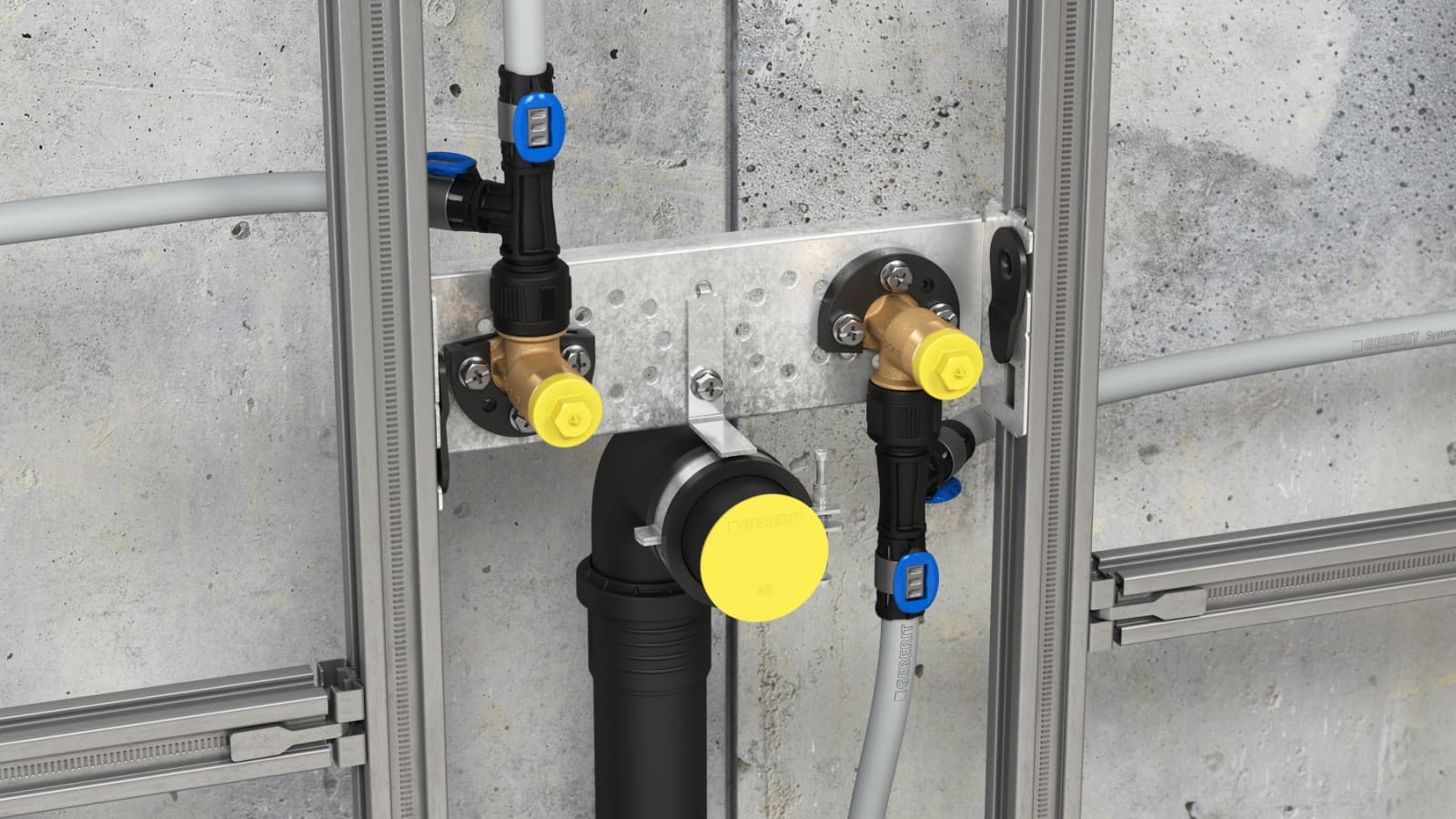 Geberit MasterFix T-stykke Geberit MasterFix T-stykke