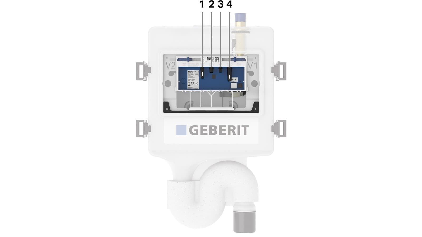 Geberit HS50 hygieneskyll-enhet (© Geberit) Geberit HS50 hygieneskyll-enhet (© Geberit)